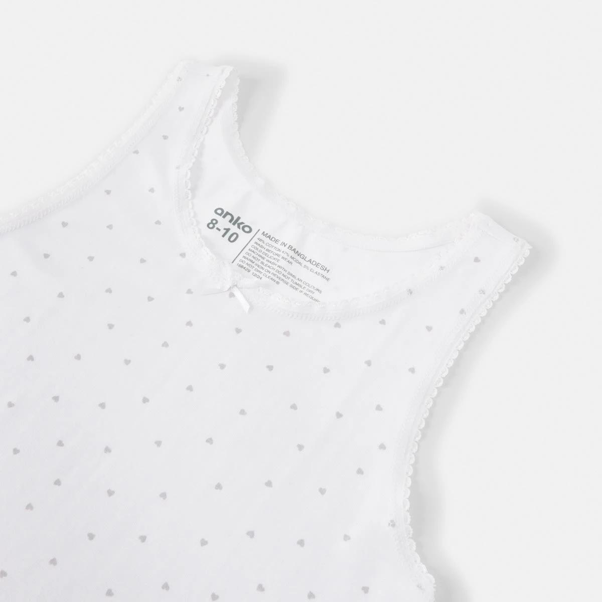 5 3 Pack Super Soft Singlets Pnk Heart, 5 of 6