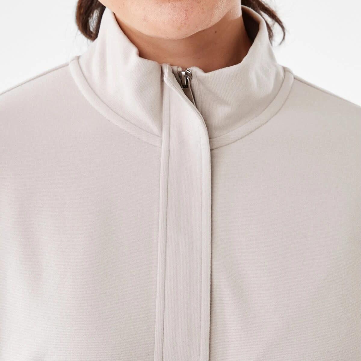 5 Active Womens Half Zip Mid Layer Sweatshirt DOLPHIN GREY, 5 of 7