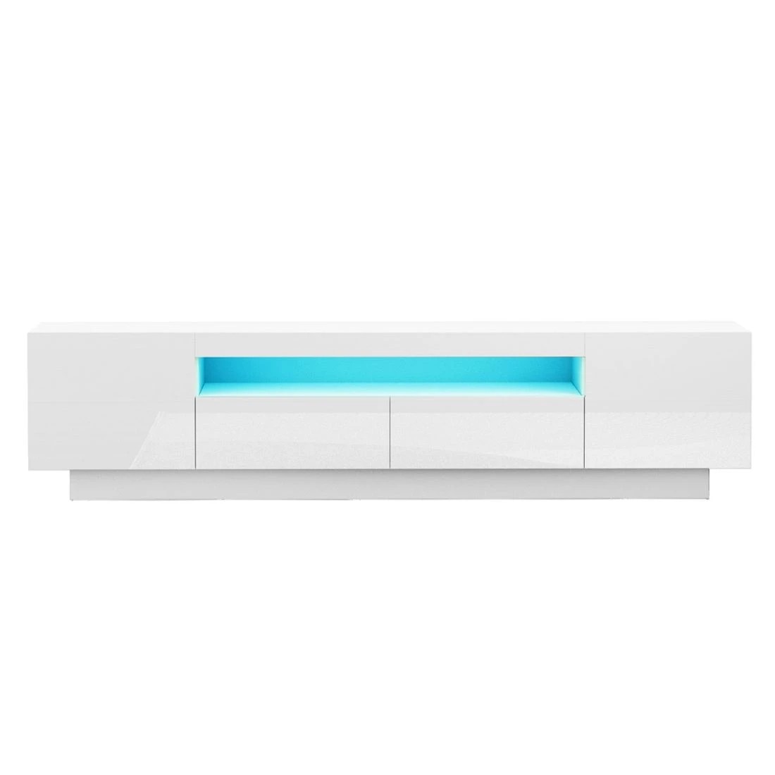 5 Artiss TV Unit Entertainment Unit Storage Drawer RGB LED 180cm - White, 5 of 8