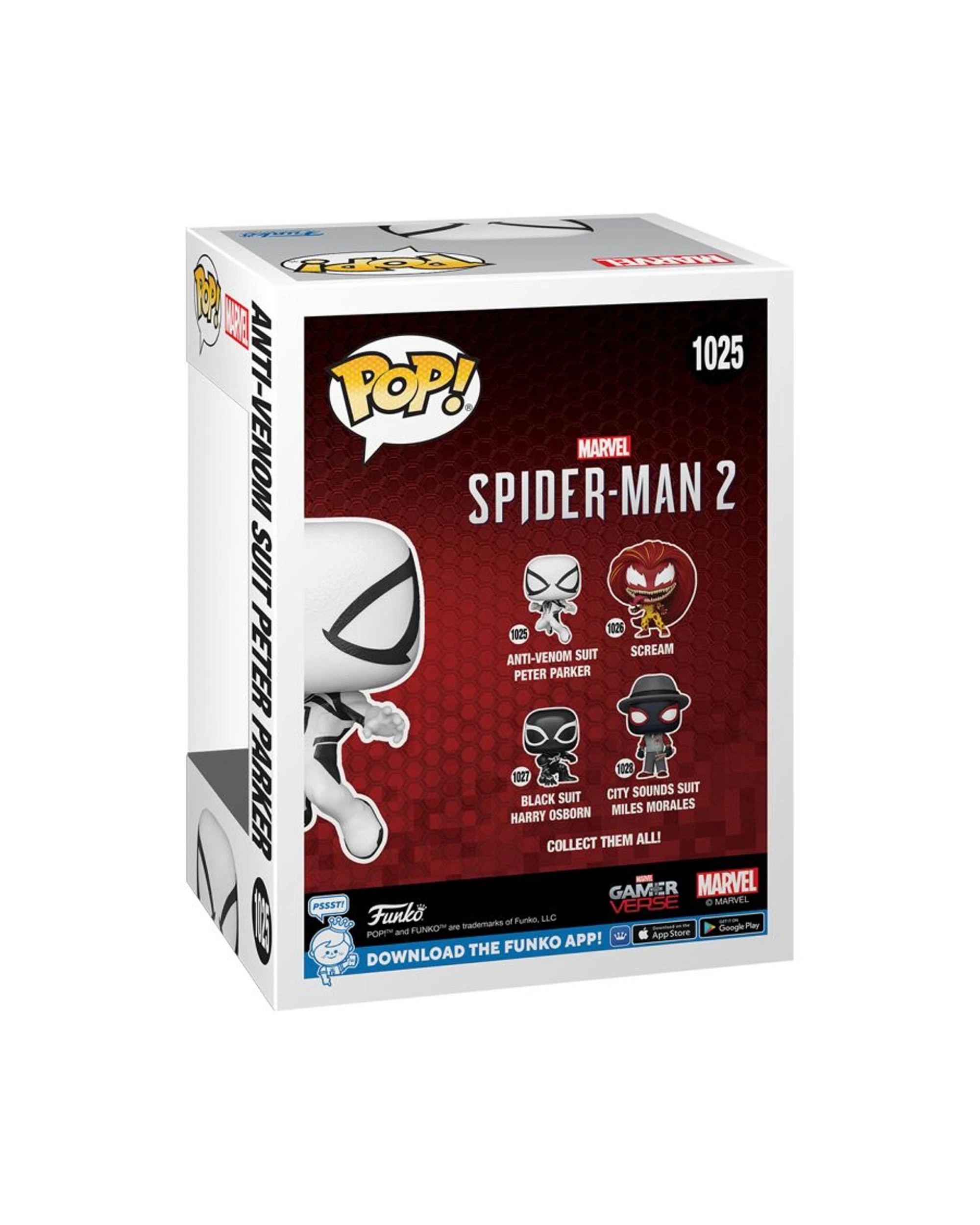 3 Marvel's Spider-Man 2 Anti-Venom Suit Peter Parker Funko POP! Vinyl, 3 of 3