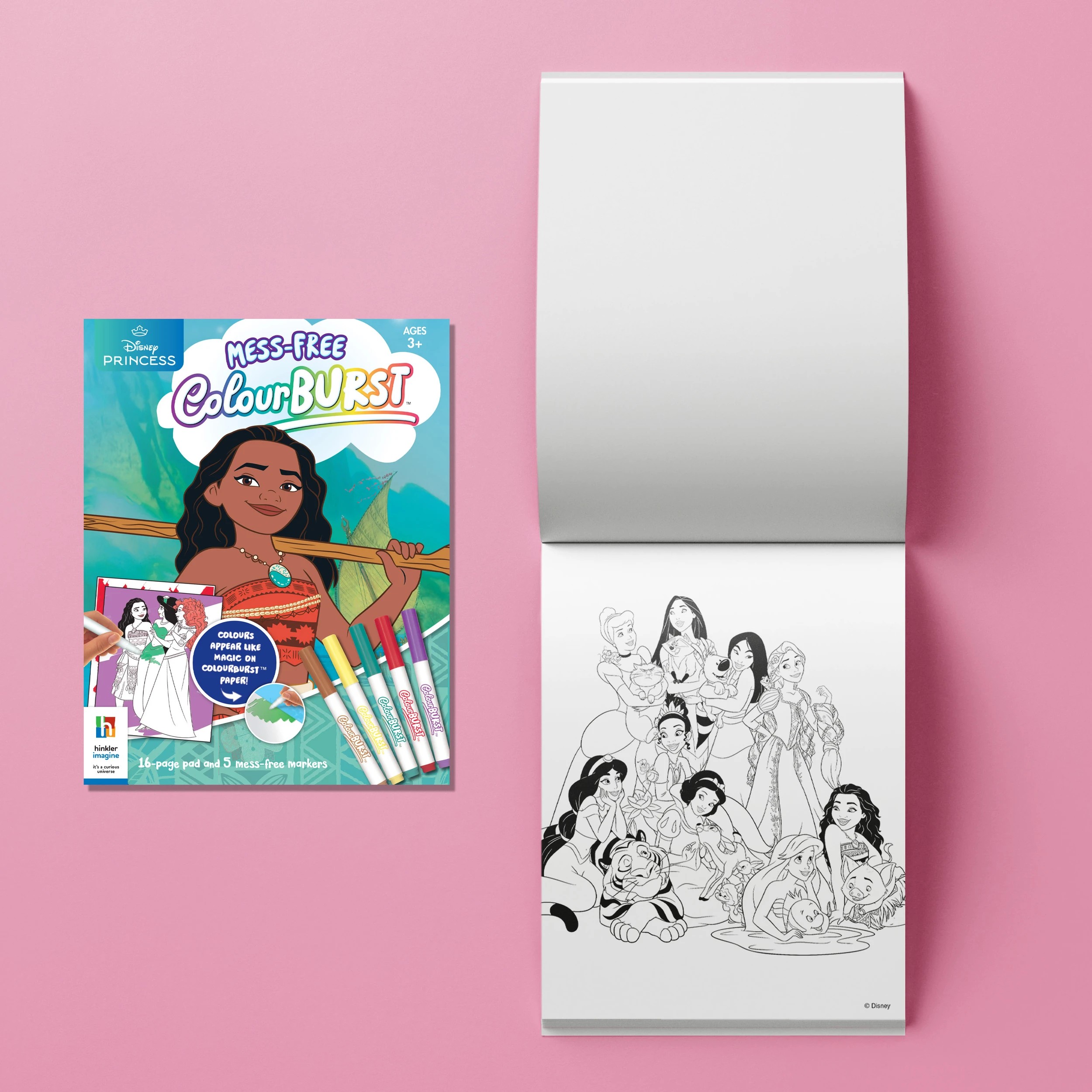 5 INKredibles Disney Princess Mess-Free Activity Kit - Book, 5 of 9