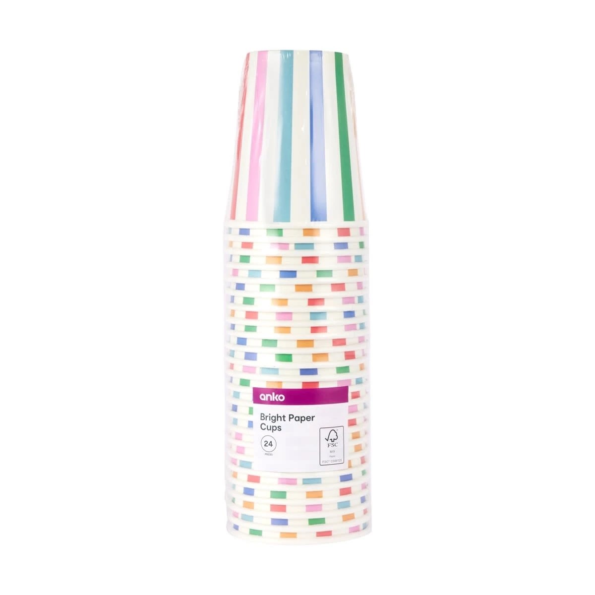 7 24 Pack Bright Paper Cups, 7 of 7