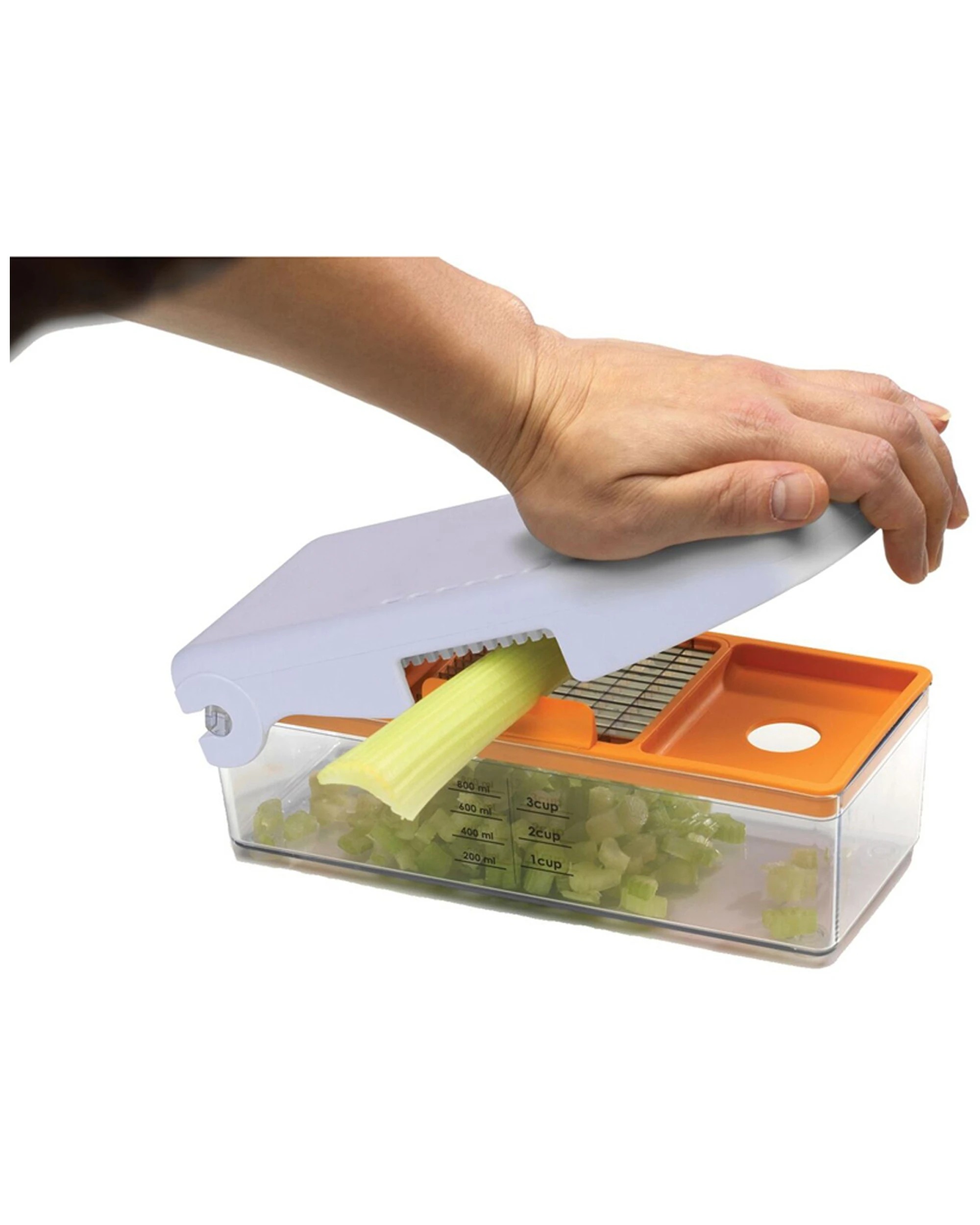 5 Progressive Prepworks 3-Piece Fruit and Vegetable Chopper and Dicer with Blades - Multi, 5 of 9