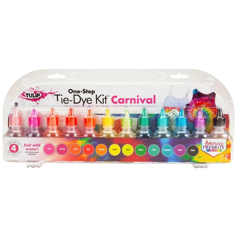 1 Tulip Mini Tie Dye Kit Carnival 12 Pack, 1 of 5