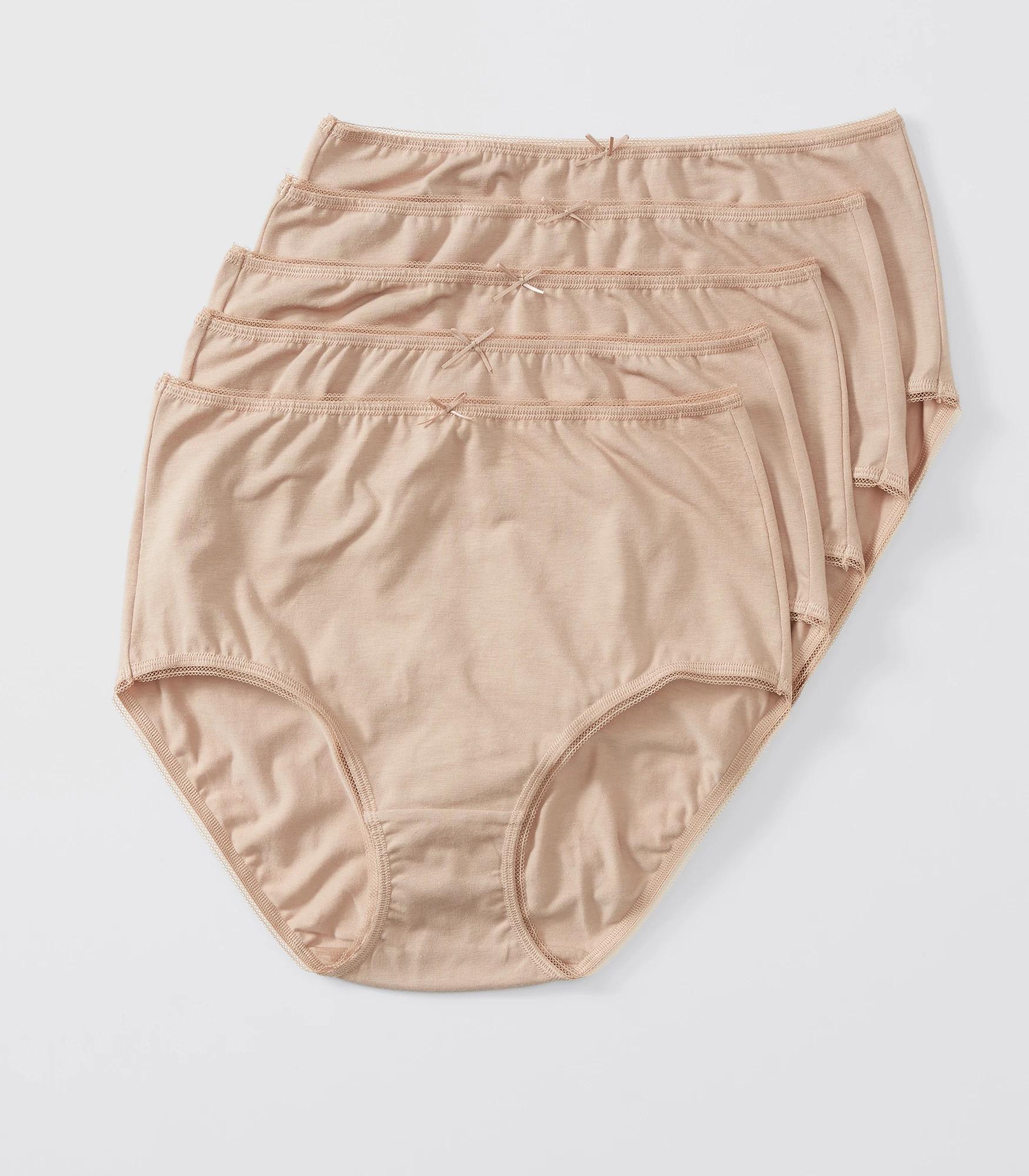 1 Target 5 Pack Cotton/elastane Full Briefs NEUTRAL, 1 of 5