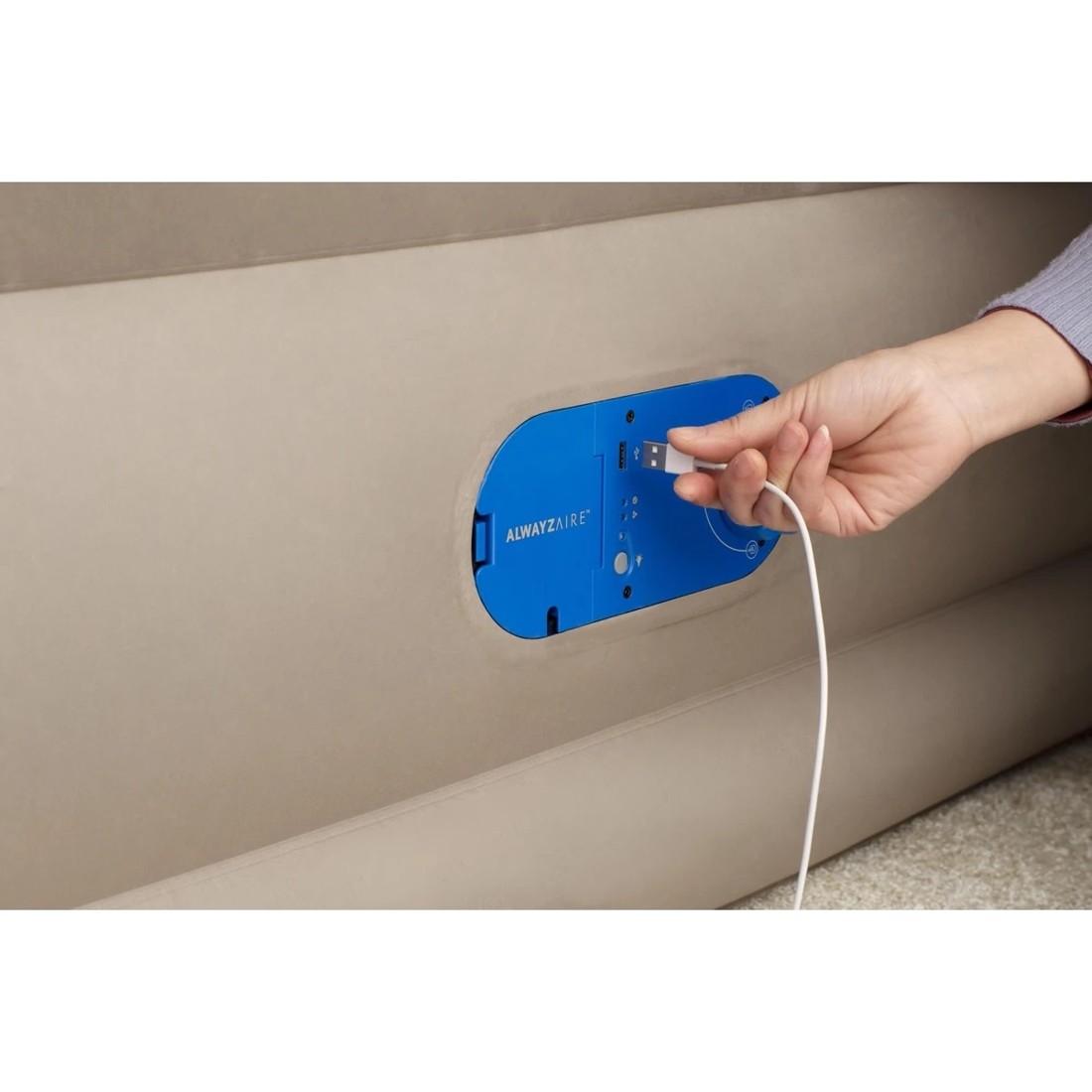 8 AlwayzAire Airbed with Built-in Pump - Queen Size, 8 of 10