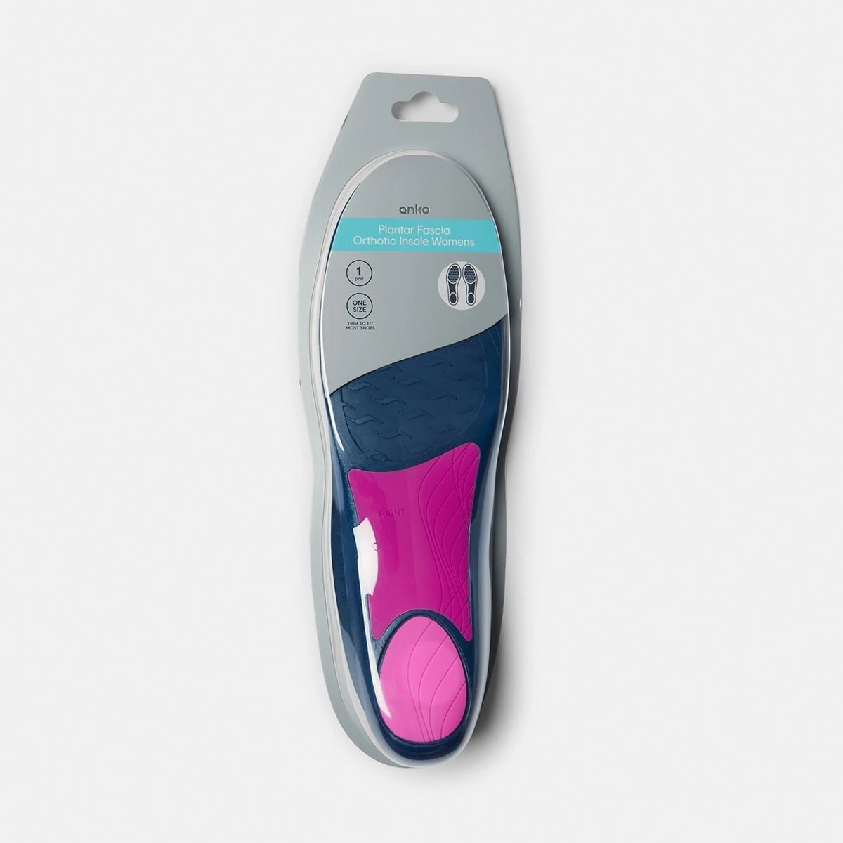 4 Plantar Facia Insoles - Blue, 4 of 4