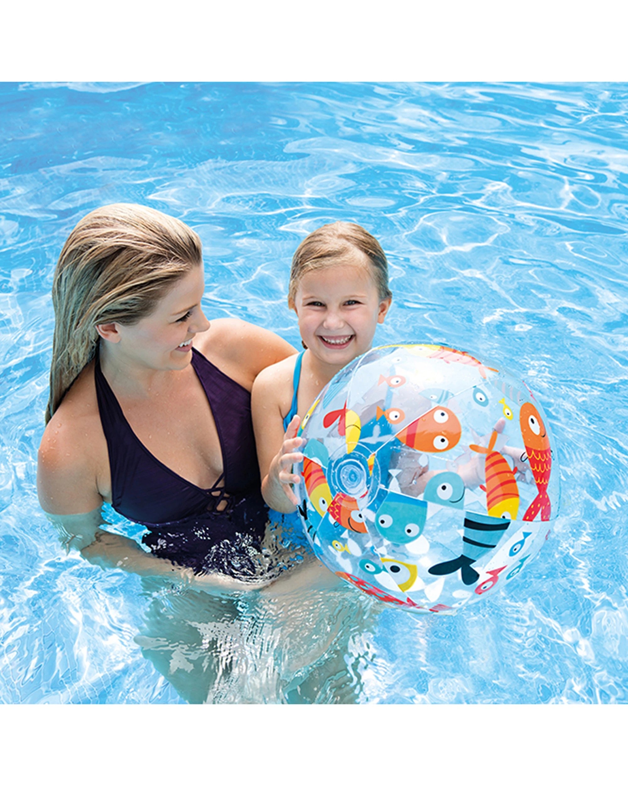 5 Intex Lively Print Balls Kids pool Toys 3Y+ - Assorted, 5 of 7