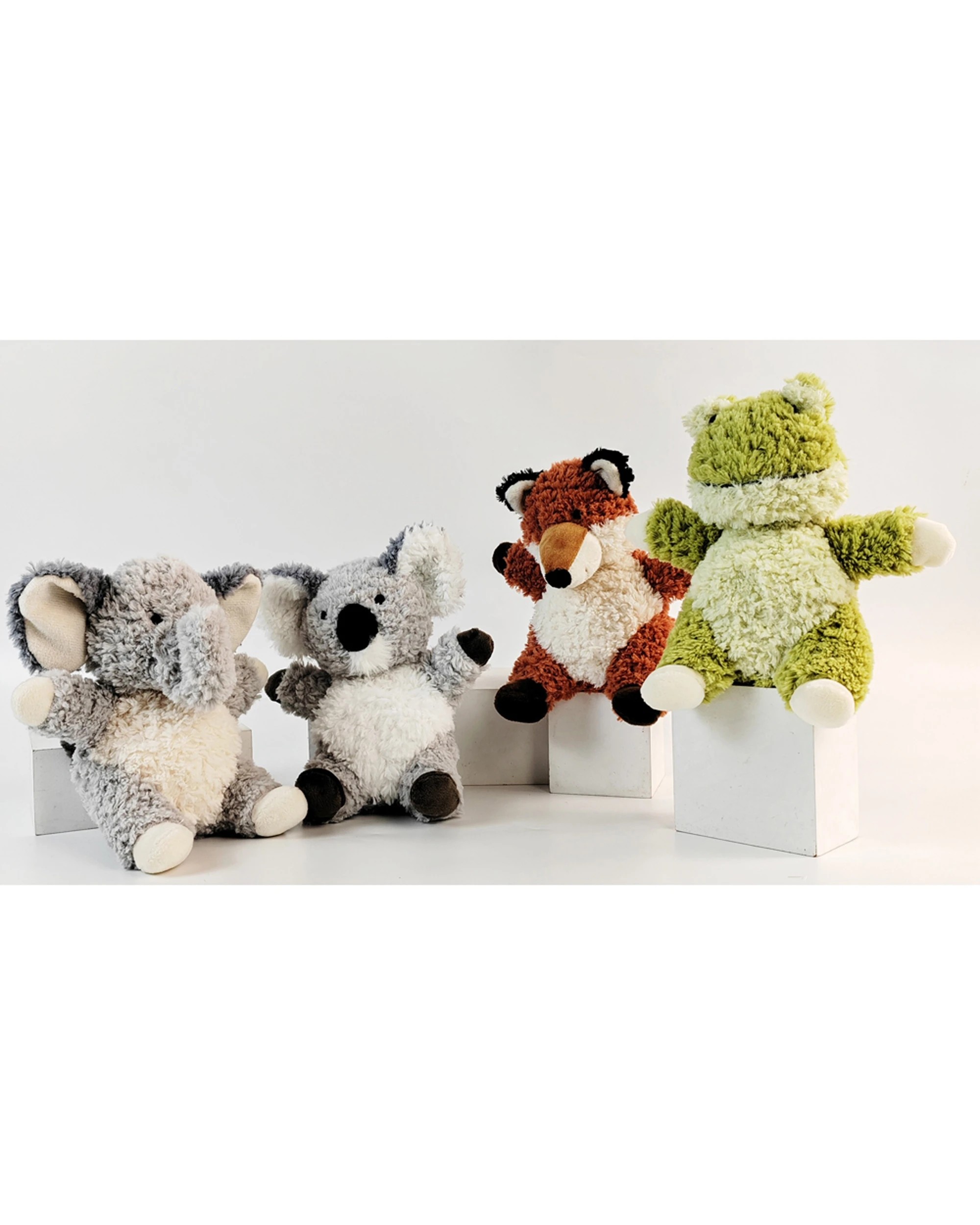 2 Urban Curly Koala 18cm Soft Toy Animal Plush - Grey, 2 of 3