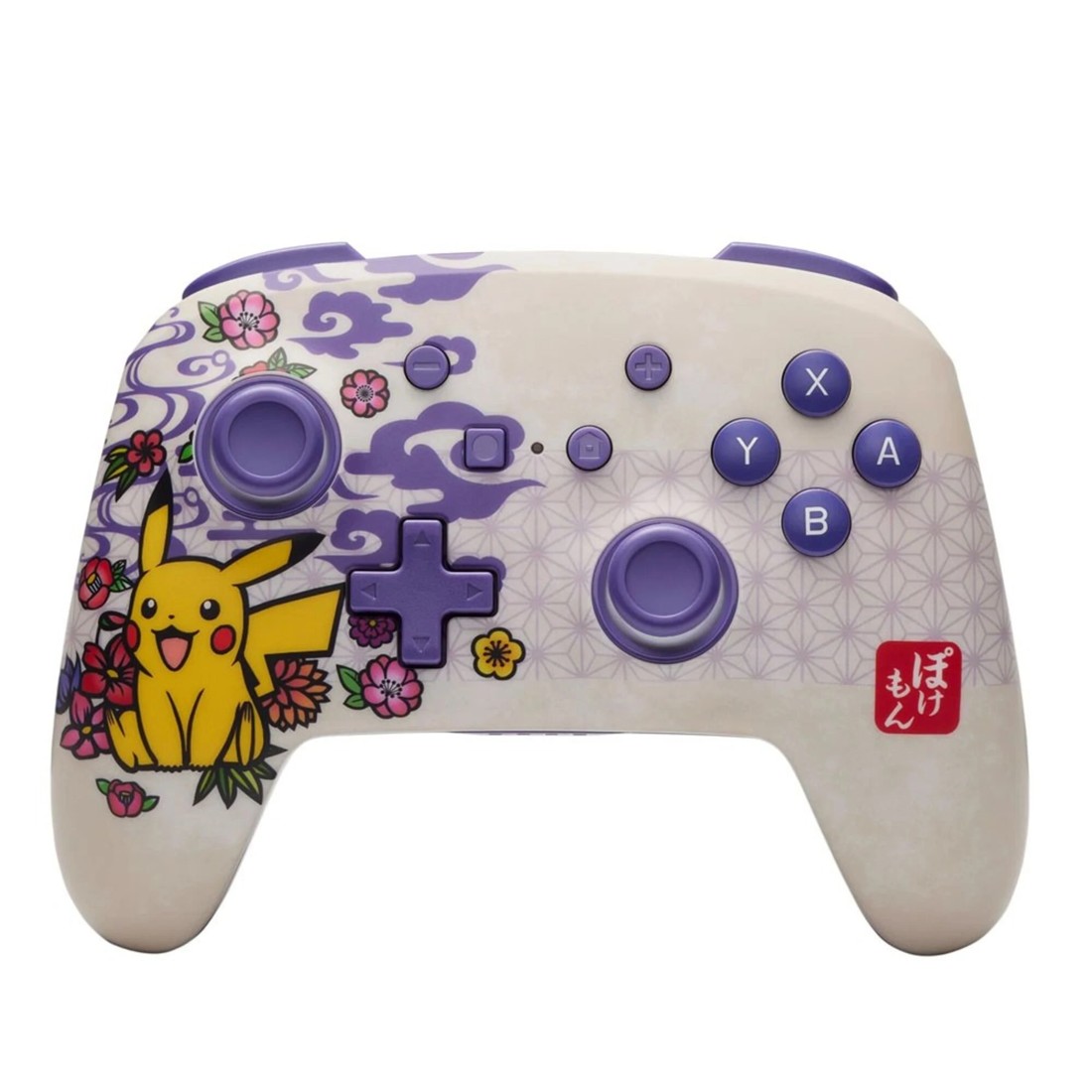1 PowerA Enhanced Wireless Controller for Nintendo Switch/OLED - Pokemon Blossom - Purple,White, 1 of 3