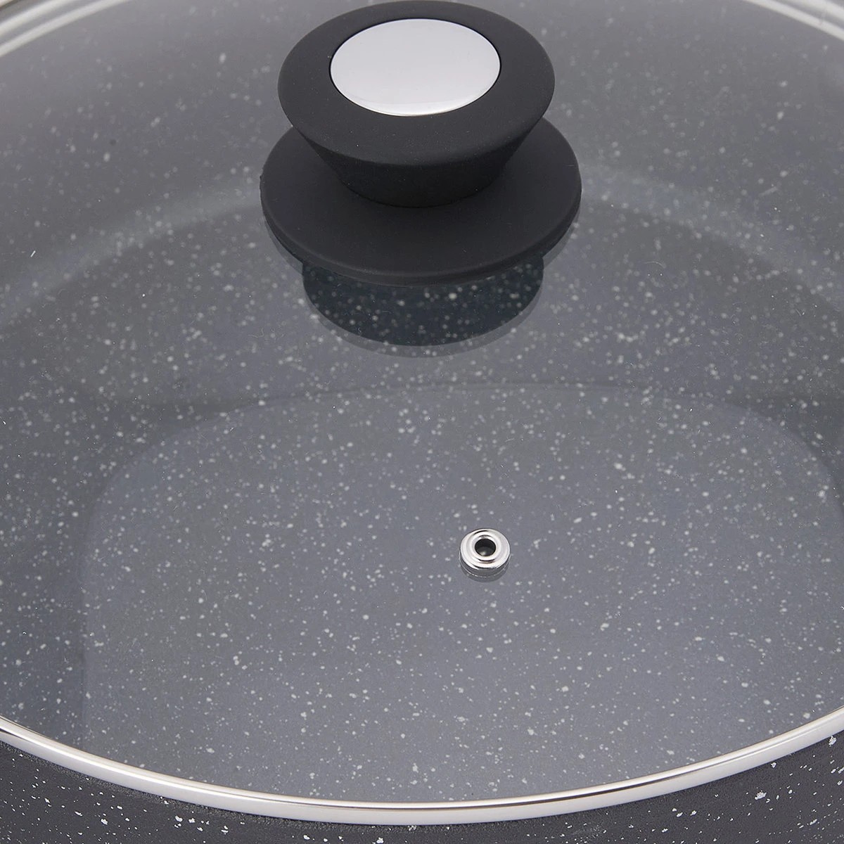 6 30cm Stone Blast Saute Pan - Black, 6 of 7