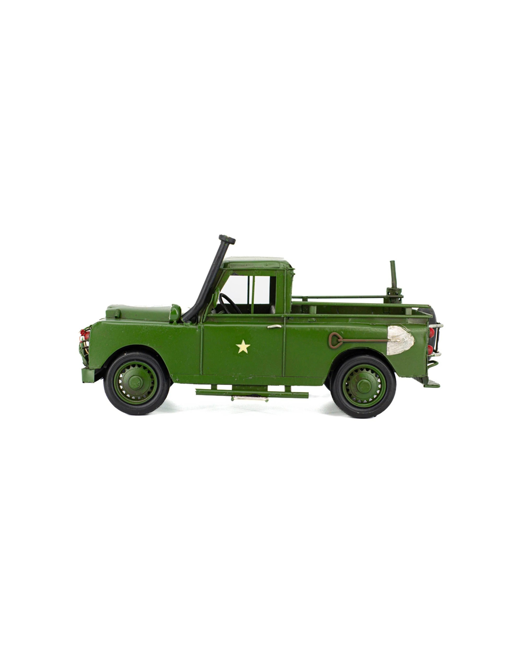 3 BOYLE Army Rover Metal Display Ornament Home Decor 30cm Handmade - Green, 3 of 6