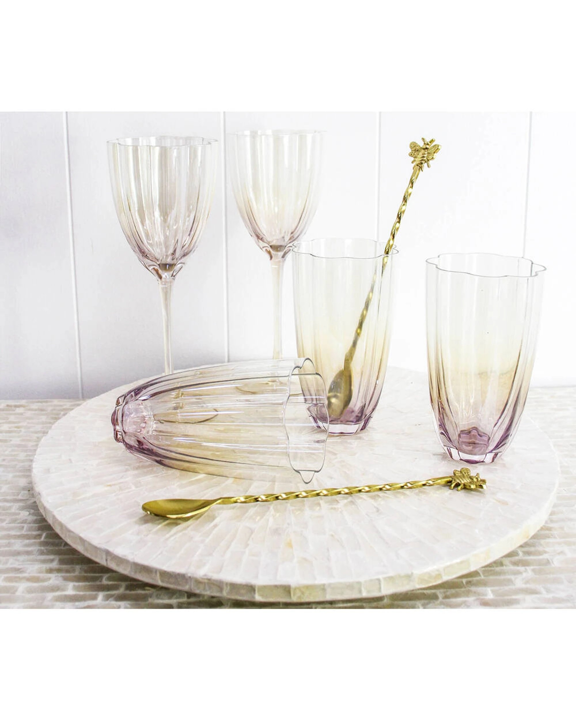 2 LVD Water Glass Home Kitchen Drinkware Decor 470ml Elegant Premium Glassware - Clear, 2 of 2