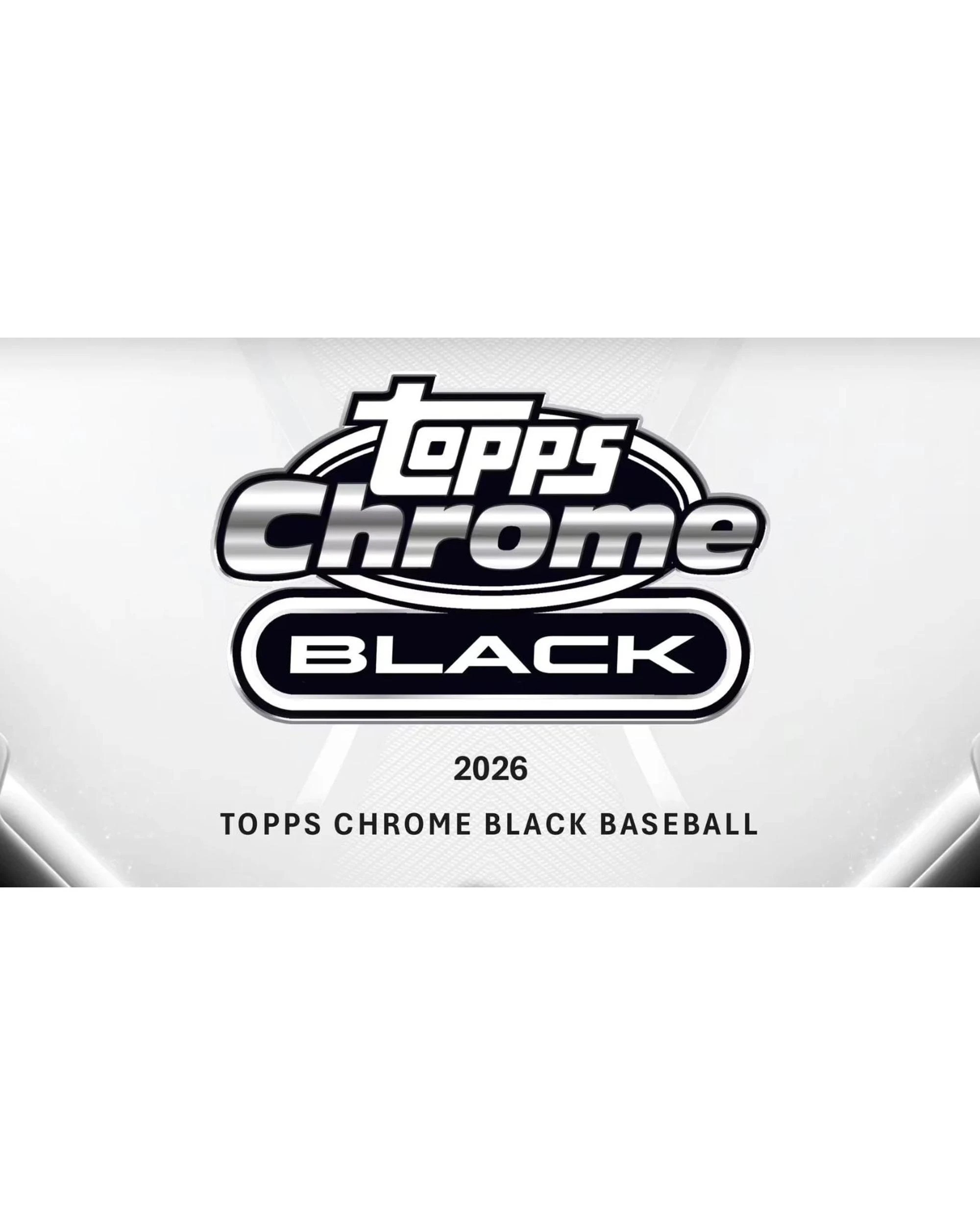 2 Topps 2026 MLB Chrome Black Baseball Hobby Box, 2 of 9