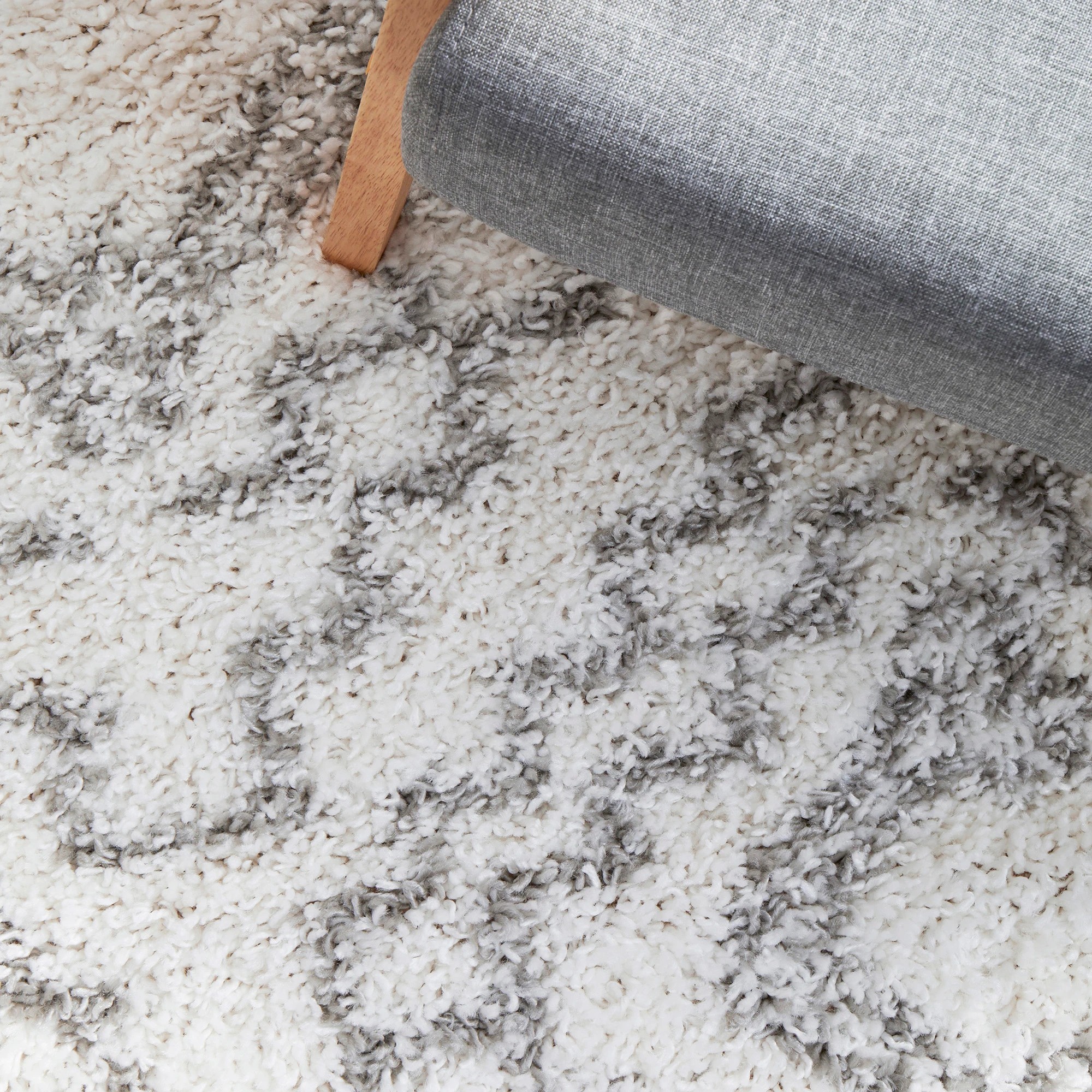 8 Common Ground Rugs Tangier Fez 380x280cm - Extra Large Shag Rug - Natural, 8 of 8