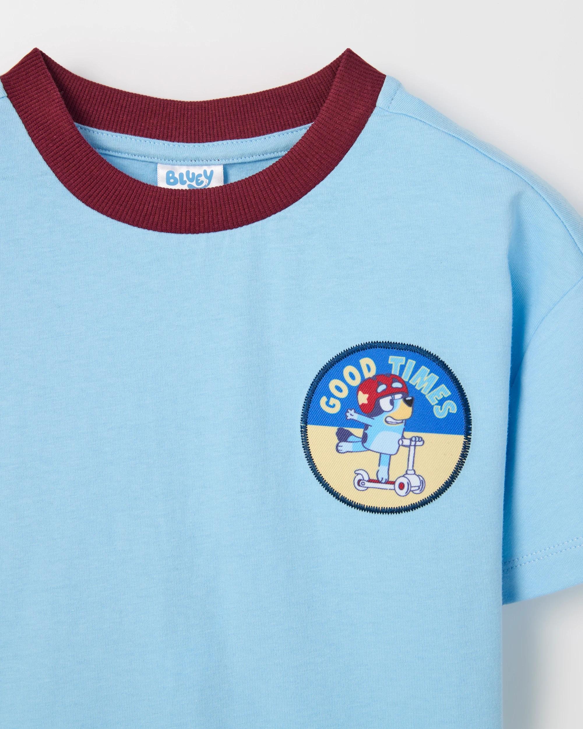 2 Bluey Australian Cotton T-Shirt BLUE, 2 of 3