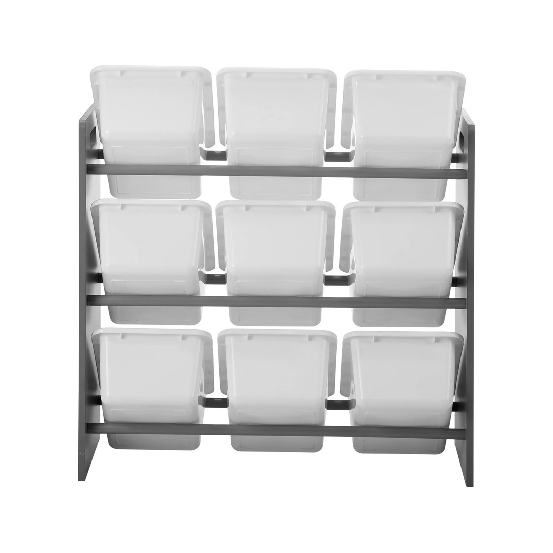 5 Oikiture Kids Toy Box Organiser 9 Bins Display Shelf Storage Rack Drawer
 - Grey, 5 of 7