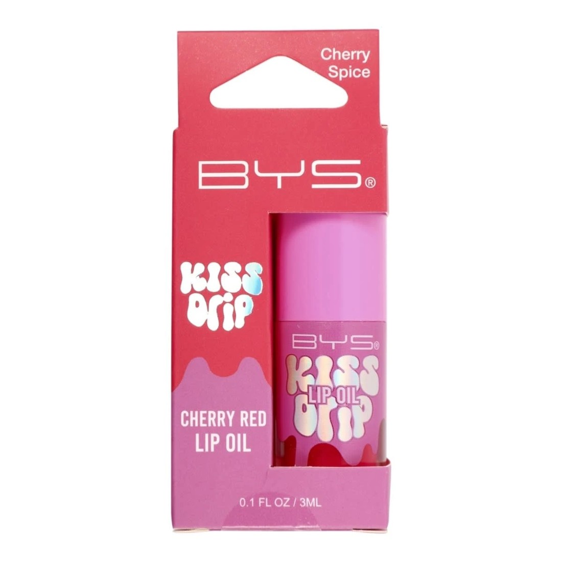 1 BYS Kiss Drip Cherry Red Lip Oil 3ml - Cherry Spice, 1 of 3