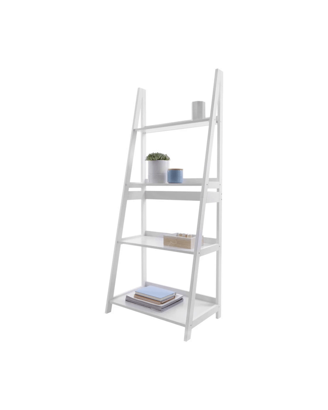 4 Tier Ladder Shelf W