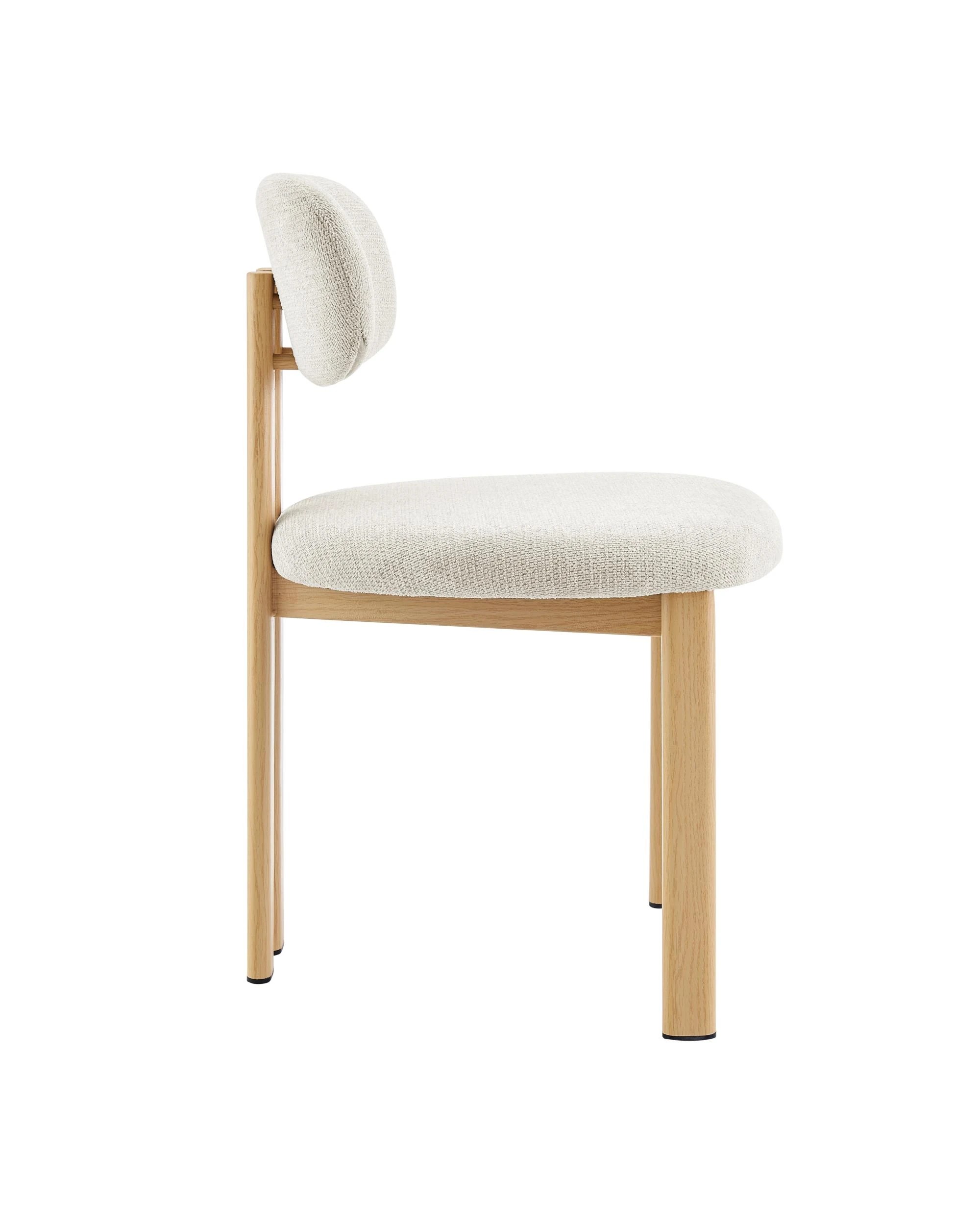 5 Kodu Hilda Dining Chairs Pair Set of Two - White, 5 of 10