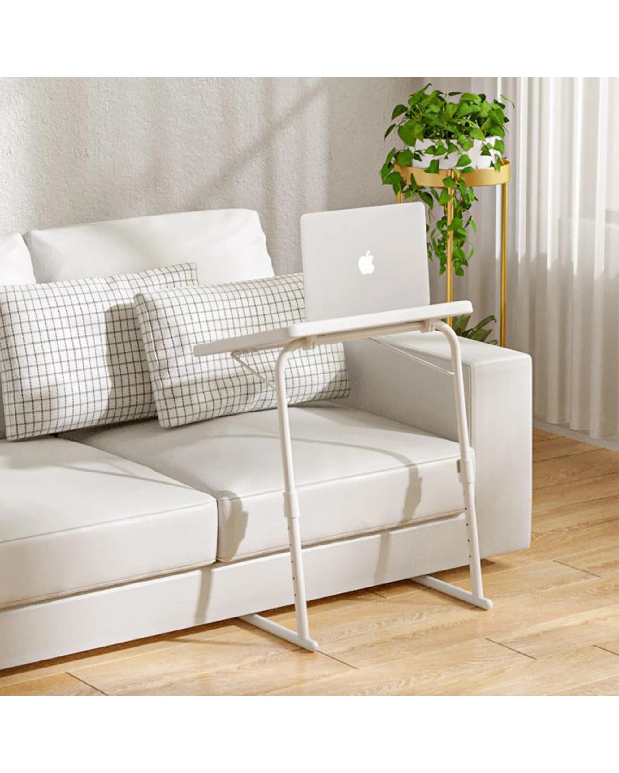 3 BR Home Portable Metal Adjustable Laptop Tray Table with Folding Design, 3 of 10