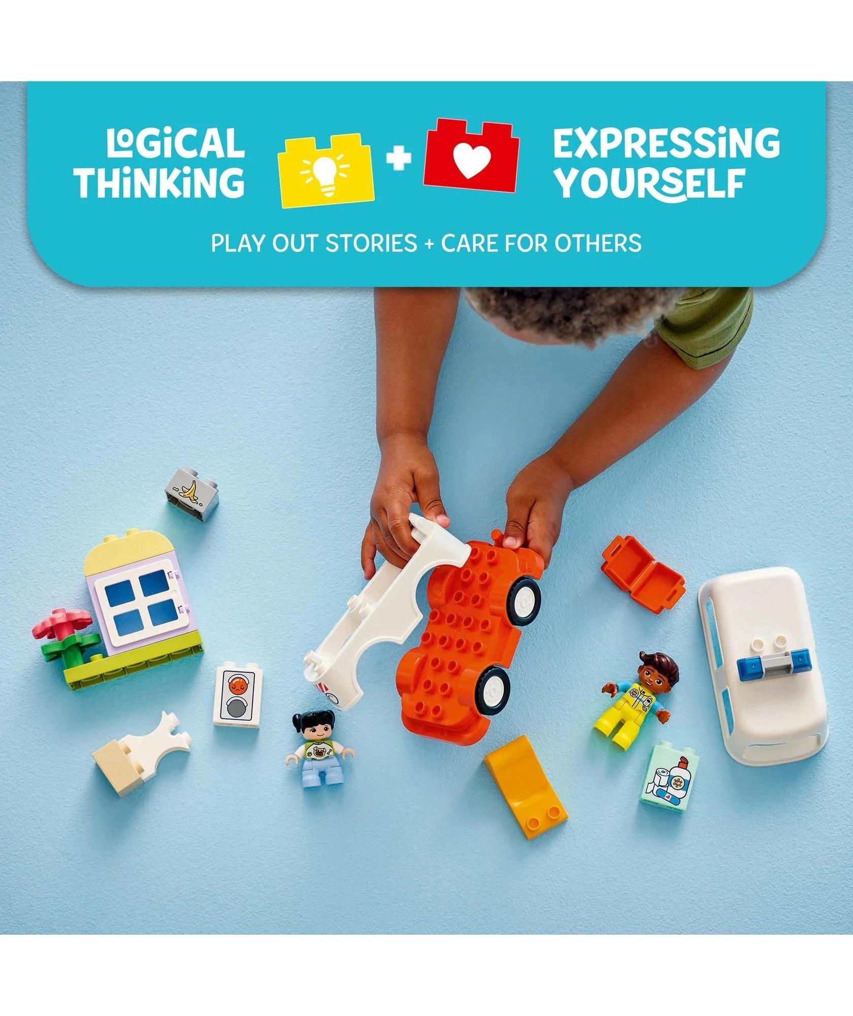 3 LEGO® DUPLO Town Ambulance & Driver 10447 - Multi, 3 of 10