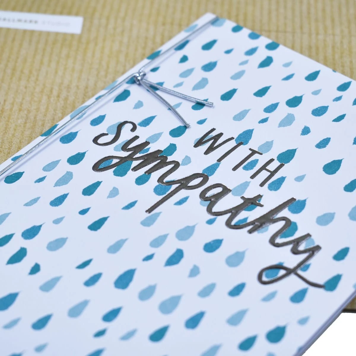 3 Hallmark Sympathy Card - Rain Drops, 3 of 3