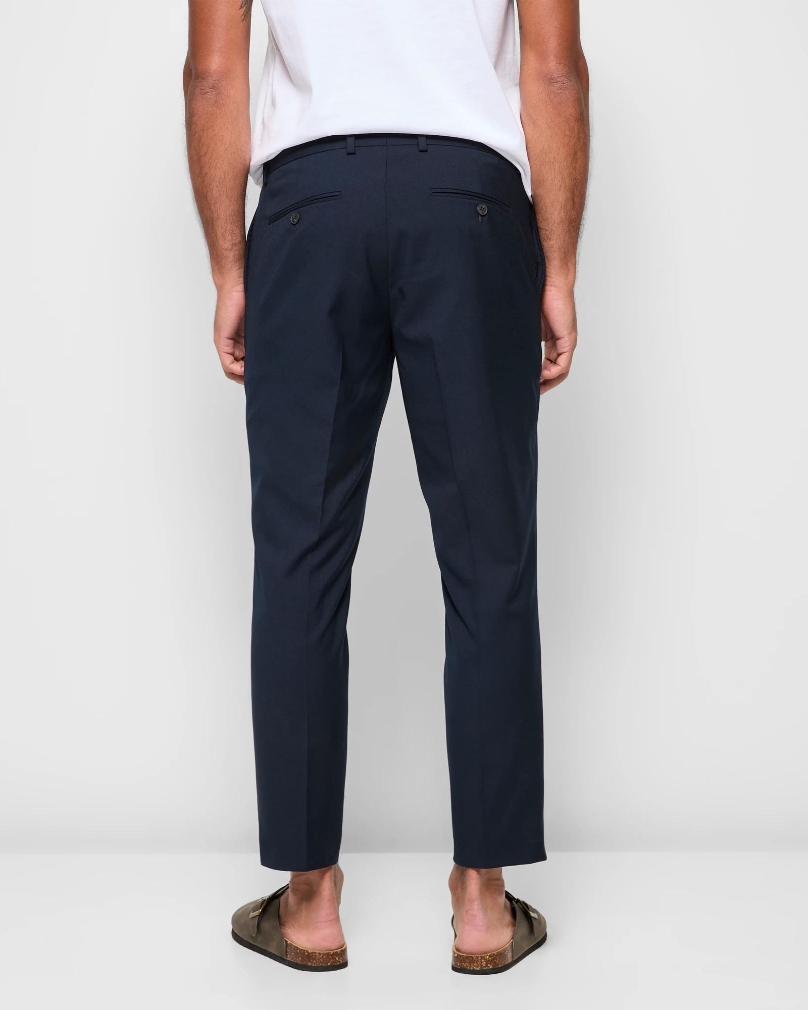 4 Slim Ankle Length Pants - Preview NAVY BLUE, 4 of 5