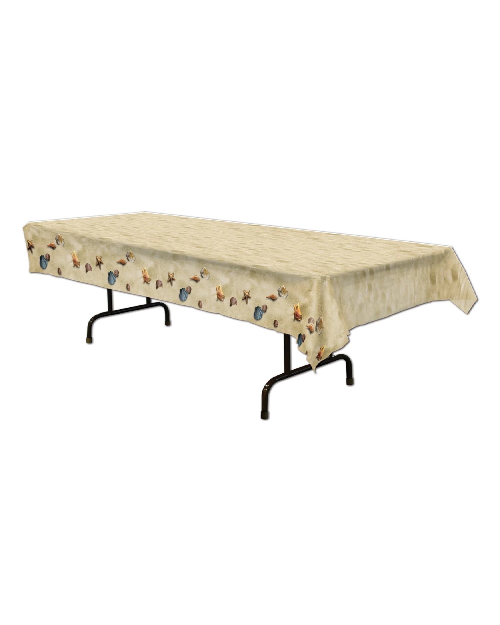 1 Beistle Sandy Beach Plastic TableclothNatural     
. - Natural, 1 of 1