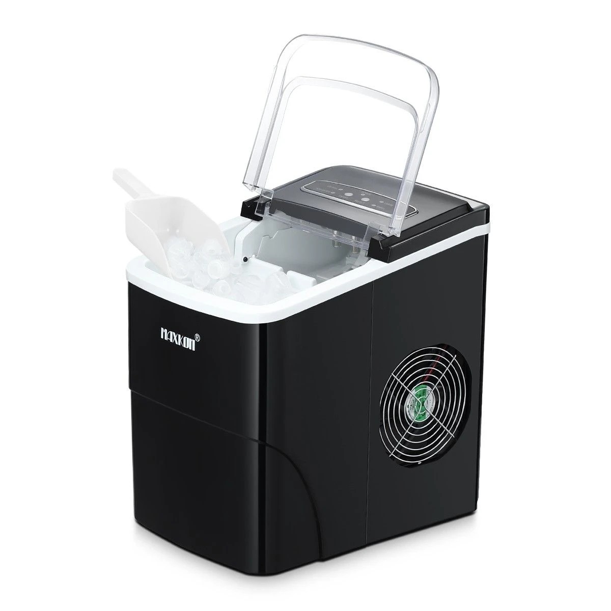 3 MAXKON Ice Maker Cube Machine 12KG Capacity Black, 3 of 4