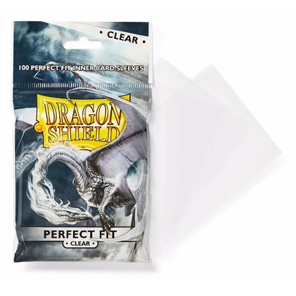 1 Dragon Shield TCG - Perfect Fit Inner Sleeves - Clear, 1 of 1