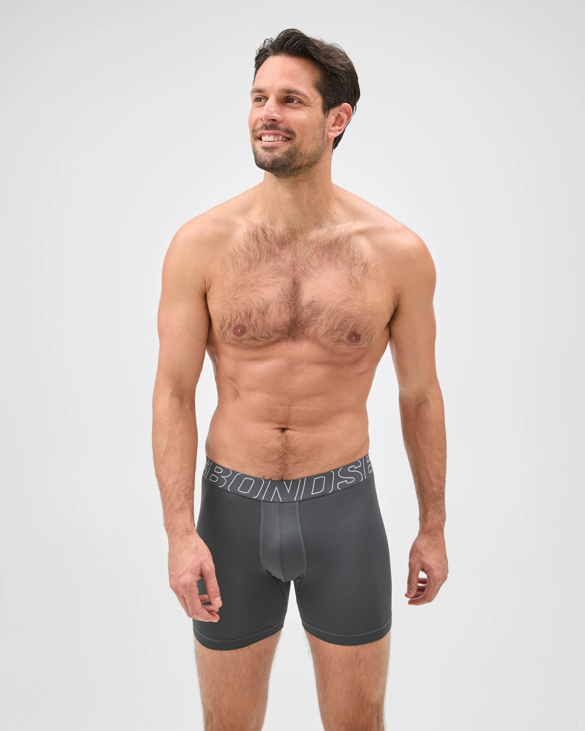 1 Bonds Sweat Off Trunks BLACK PEARL, 1 of 3