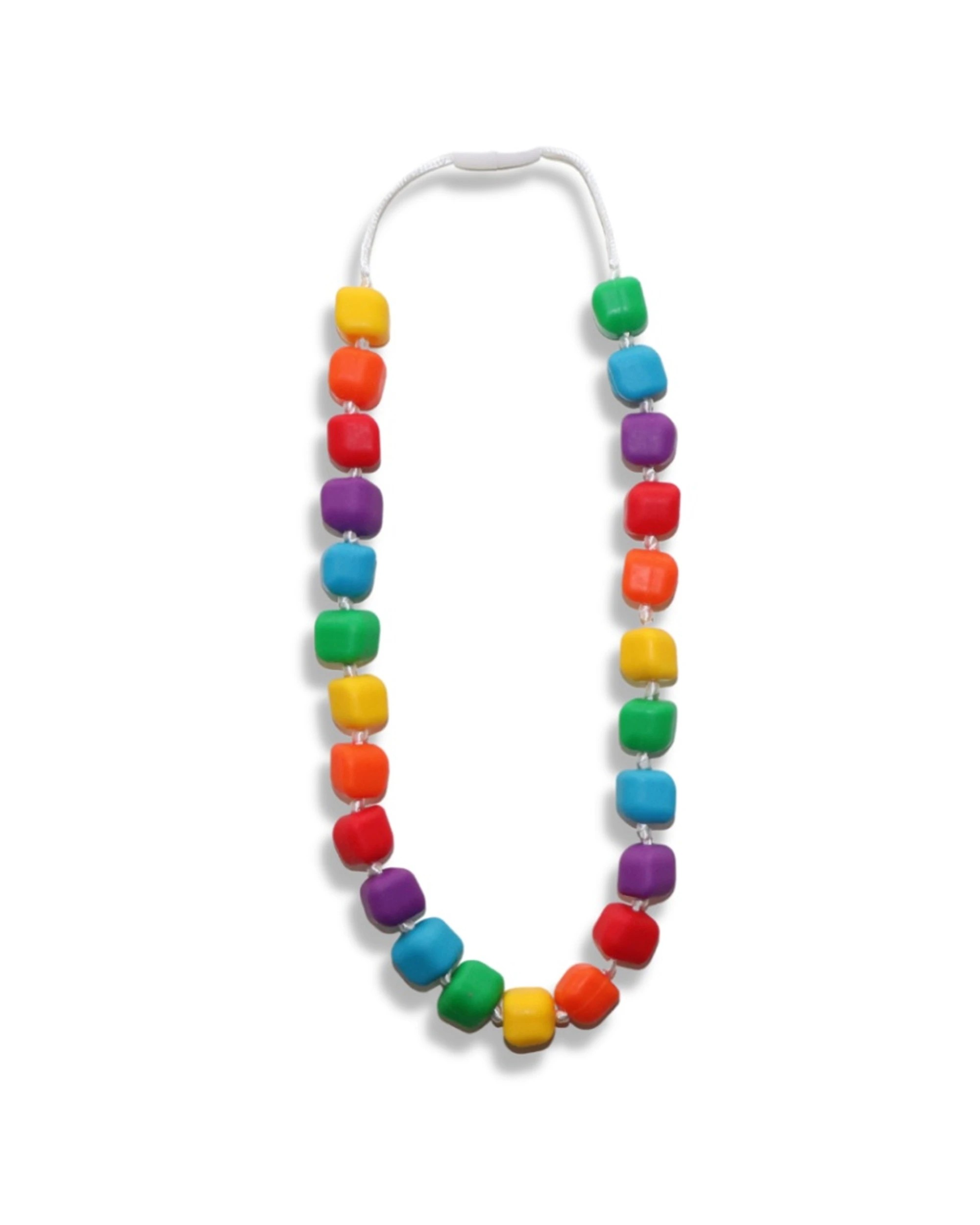1 Jellystone Designs Kids Princess and the Pea Sensory Necklace Medium Chew Bright - Multi, 1 of 2