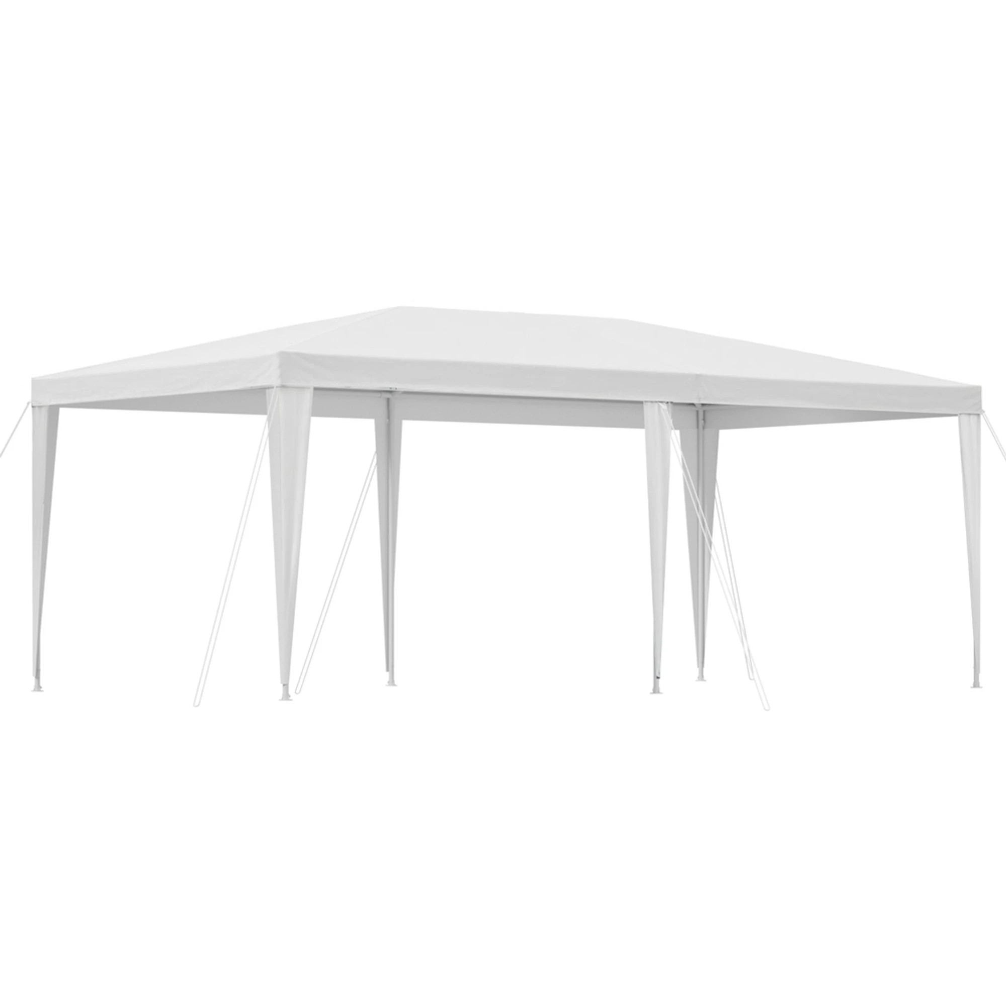 1 Instahut Gazebo  Wedding Party Marquee Tent Outdoor Event Camping Canopy Shade - White, 1 of 6