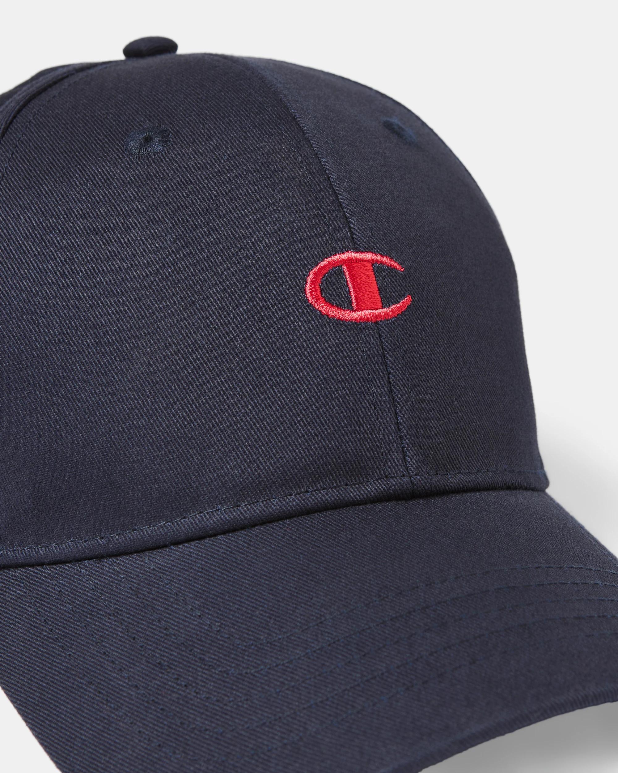 3 Champion Logo Cap Navy, 3 of 4