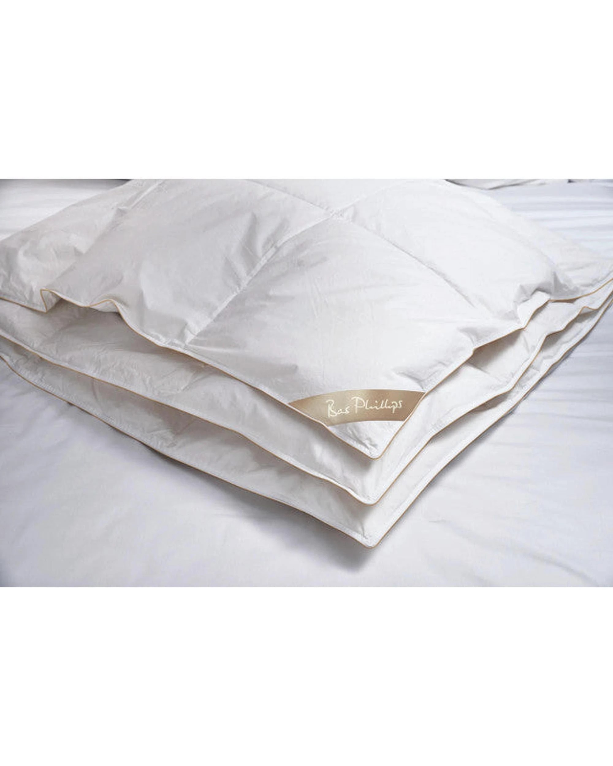 2 New Bas Phillips Premium Microfibre Supreme Loft Quilt 350Gsm - Super King Bed - White, 2 of 3