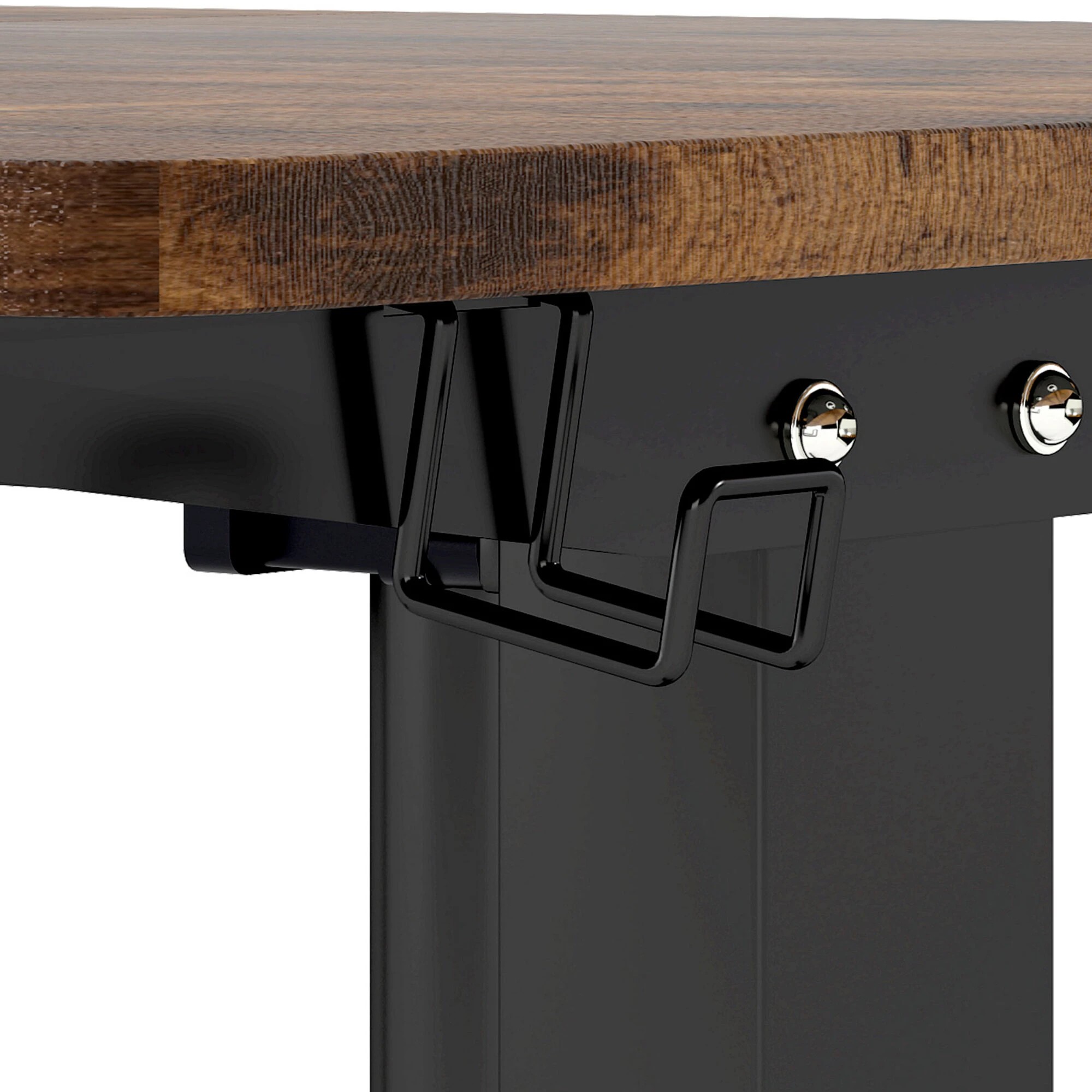 4 Levede Electric Standing Desk 90cm - Brown, 4 of 9