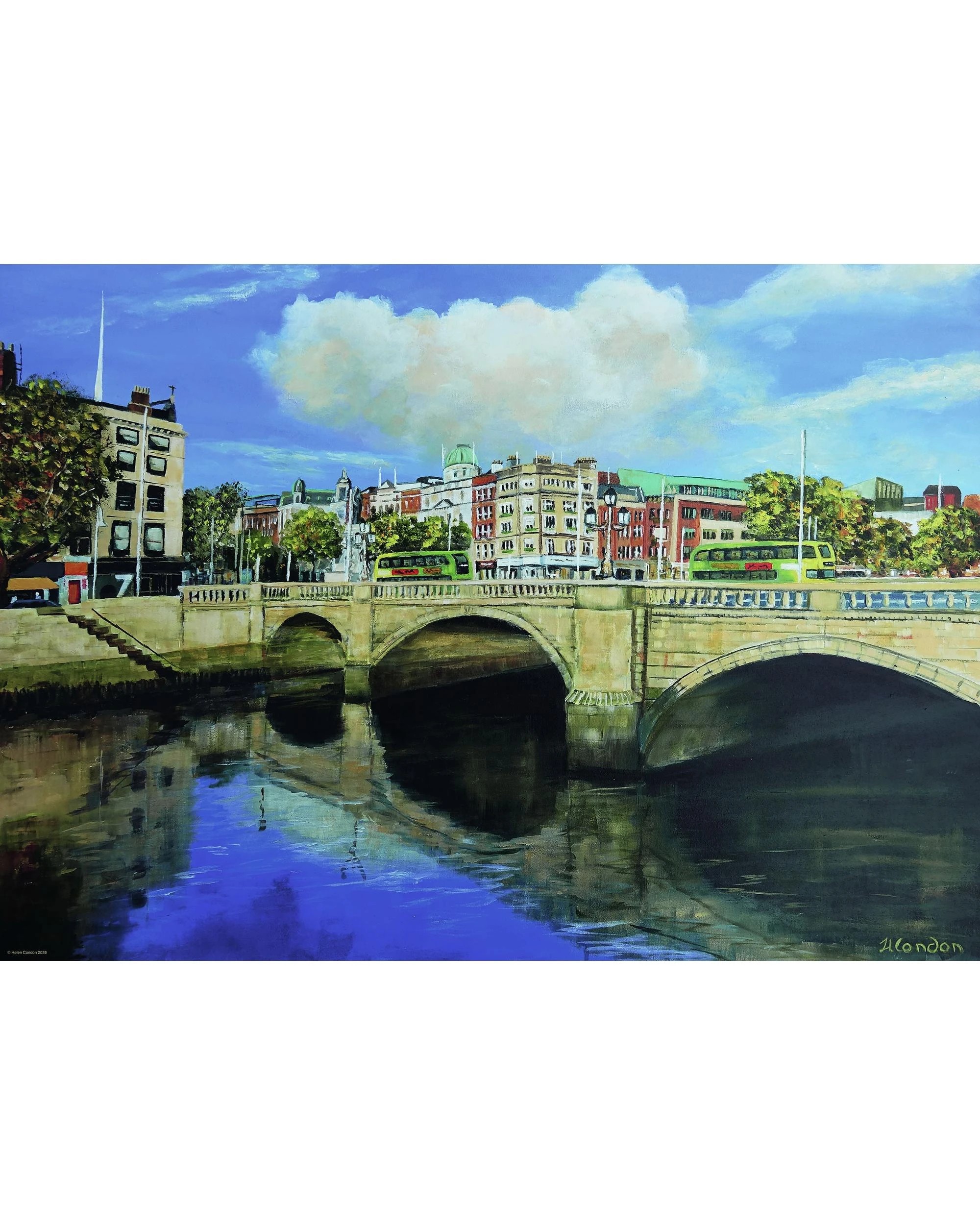 2 Ravensburger O'Connell Bridge, Dublin, Ireland 1000 Piece Jigsaw Puzzle, 2 of 3