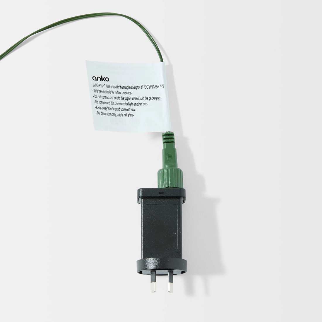 8 1.82m (6ft) Flocked Slim Prelit Christmas Tree, 8 of 8