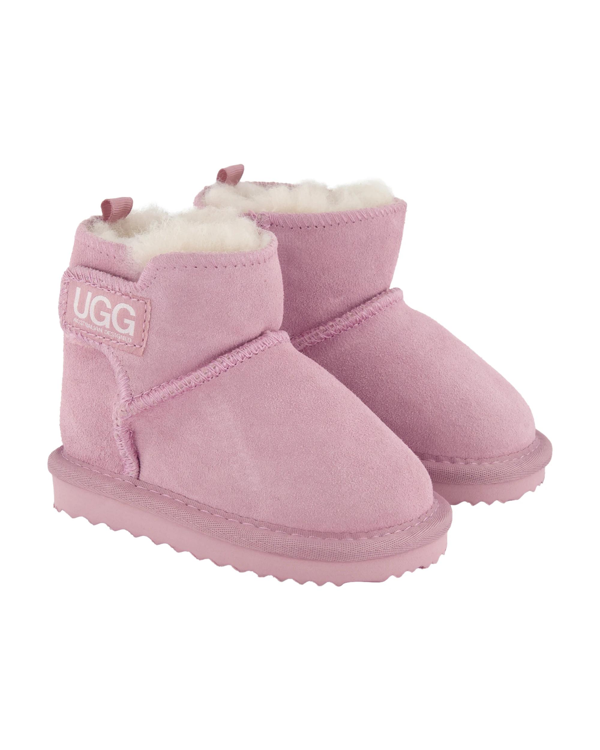 2 UGG Baby Suede Slipper Boots Pink, 2 of 5