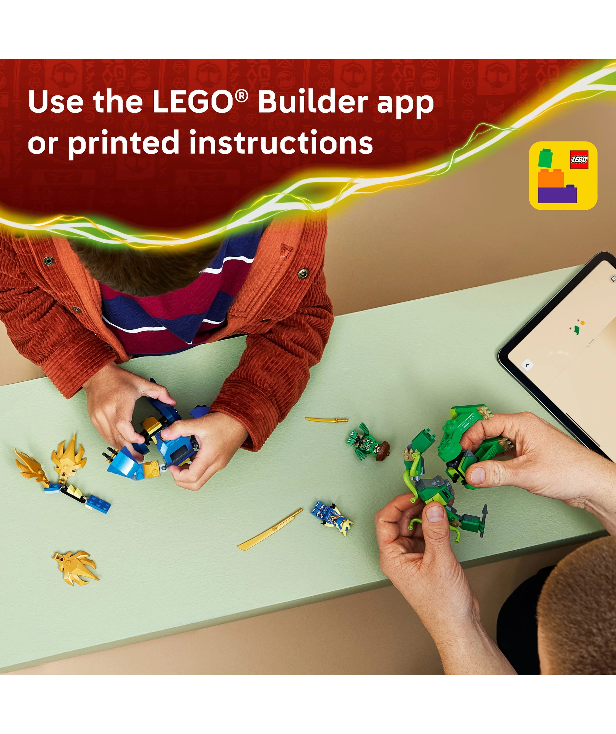 5 LEGO Ninjago Jay's Dragon Mech Fight 71853, 5 of 10