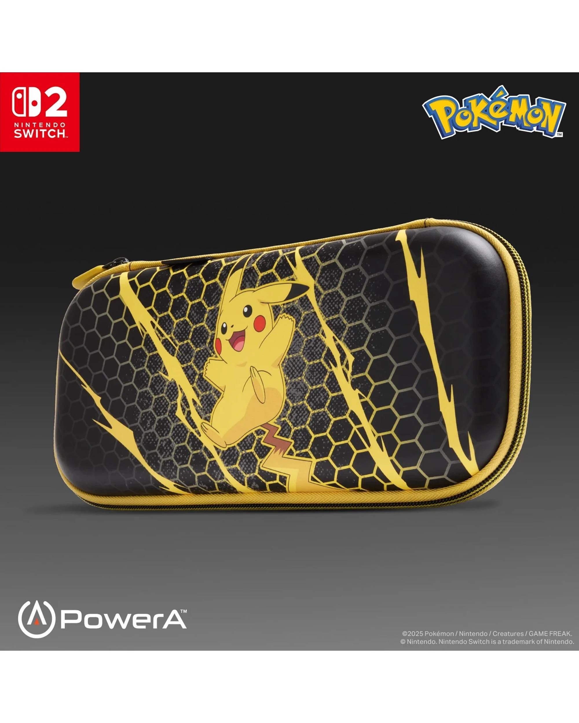 2 PowerA Slim Case for Nintendo Switch 2 - Pokemon - Pikachu Storm - Multi, 2 of 10
