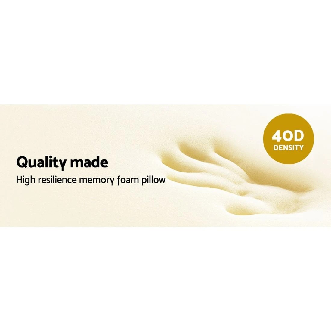 5 Giselle Bedding Memory Foam Neck Roll Pillow Bamboo Cover - White, 5 of 7