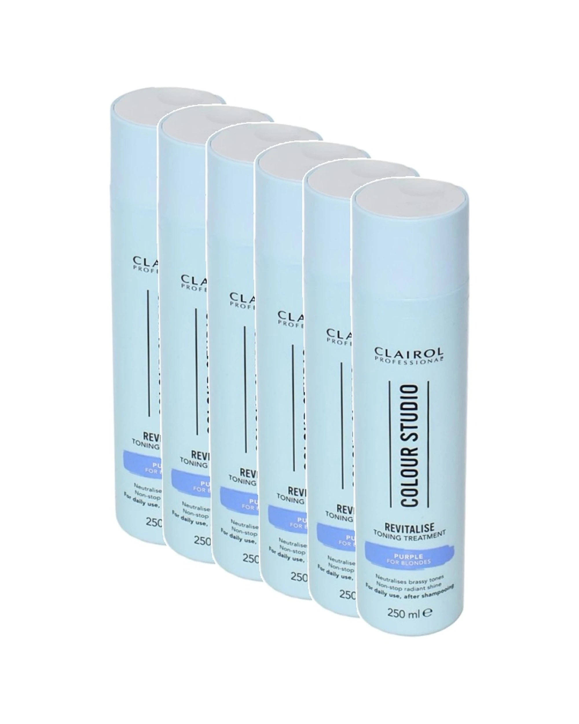 1 Clairol 6pk Professional Colour Studio Revitalise Hair Toning Treatment - Purple, 1 of 5