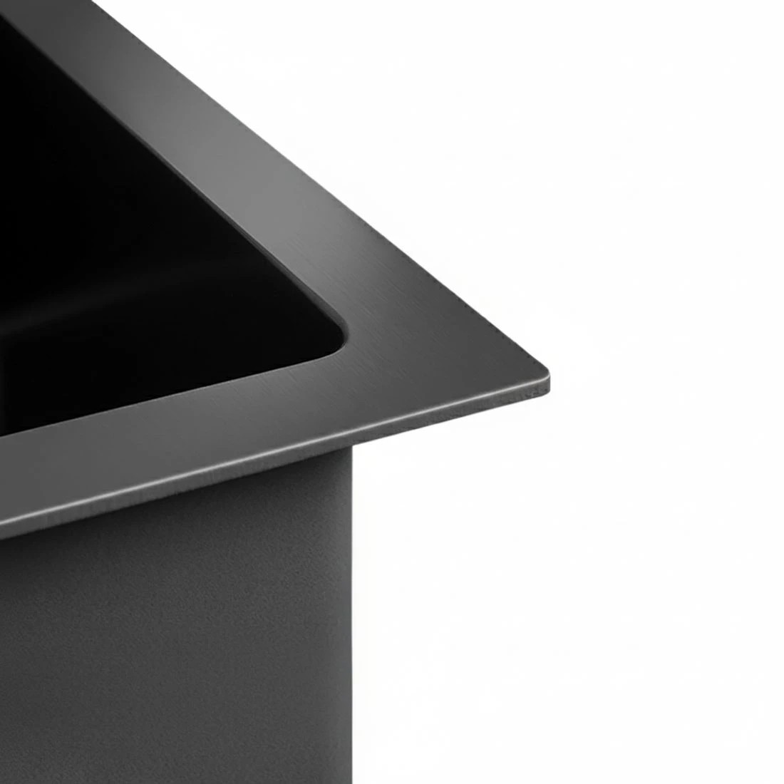 2 Cefito Stainless Steel Sink 51x45CM With Pull Out Mixer Tap Kitchen Single Bowl - Black, 2 of 4