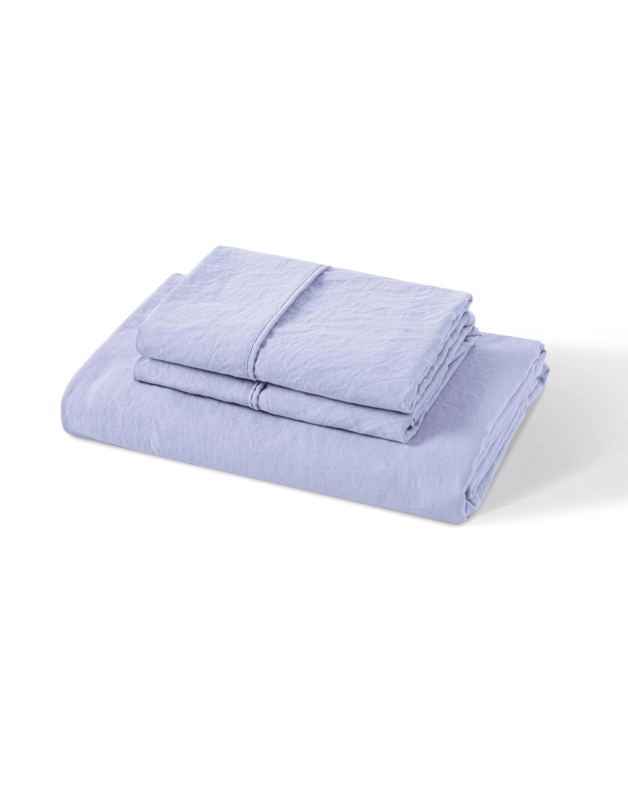 8 Dreamaker Superfine Washed Microfibre Combo Fitted Sheet Set - Double Bed - Lilac, 8 of 8