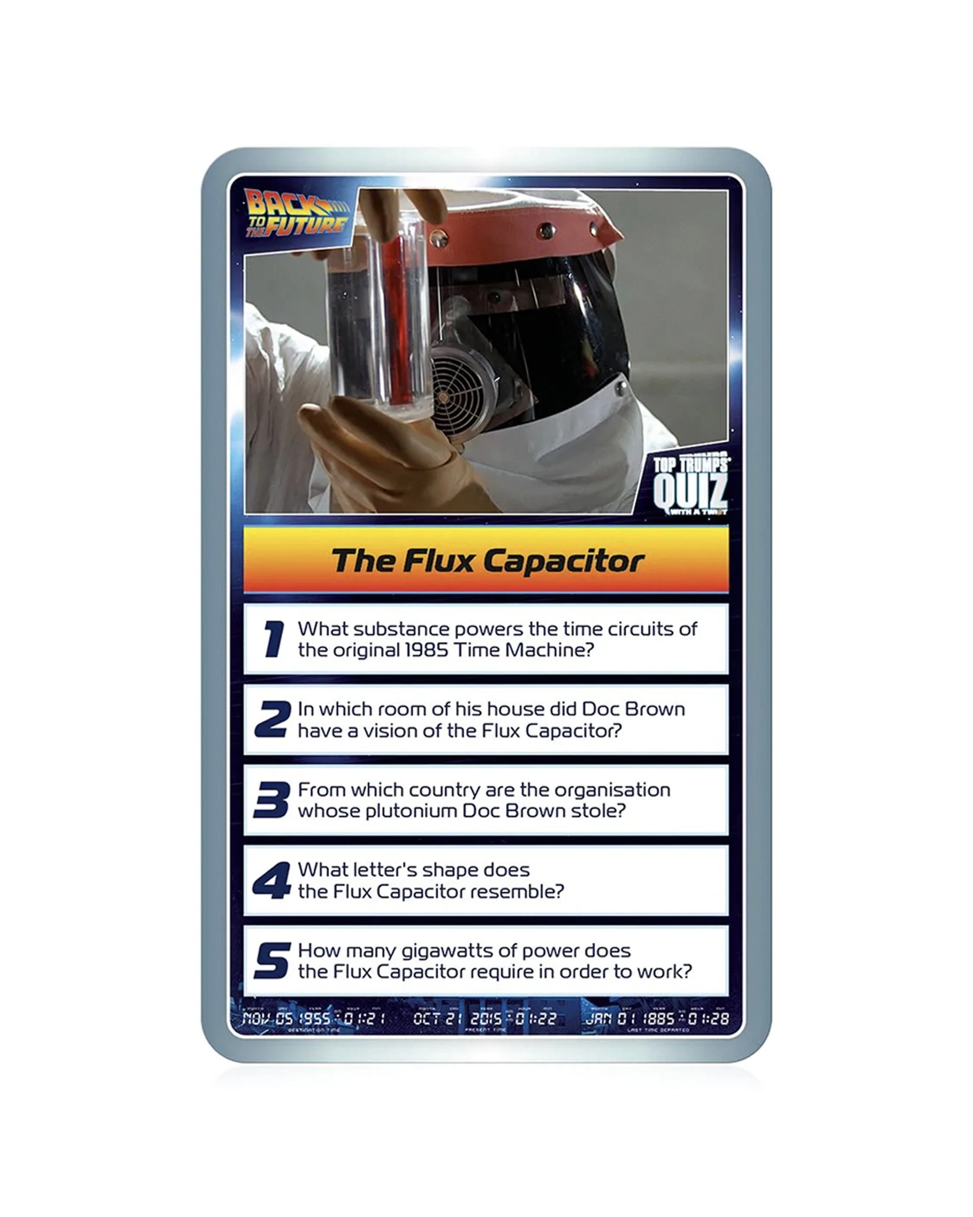 3 Top Trumps Quiz Back To The Future Playing Card Game - Multi, 3 of 6