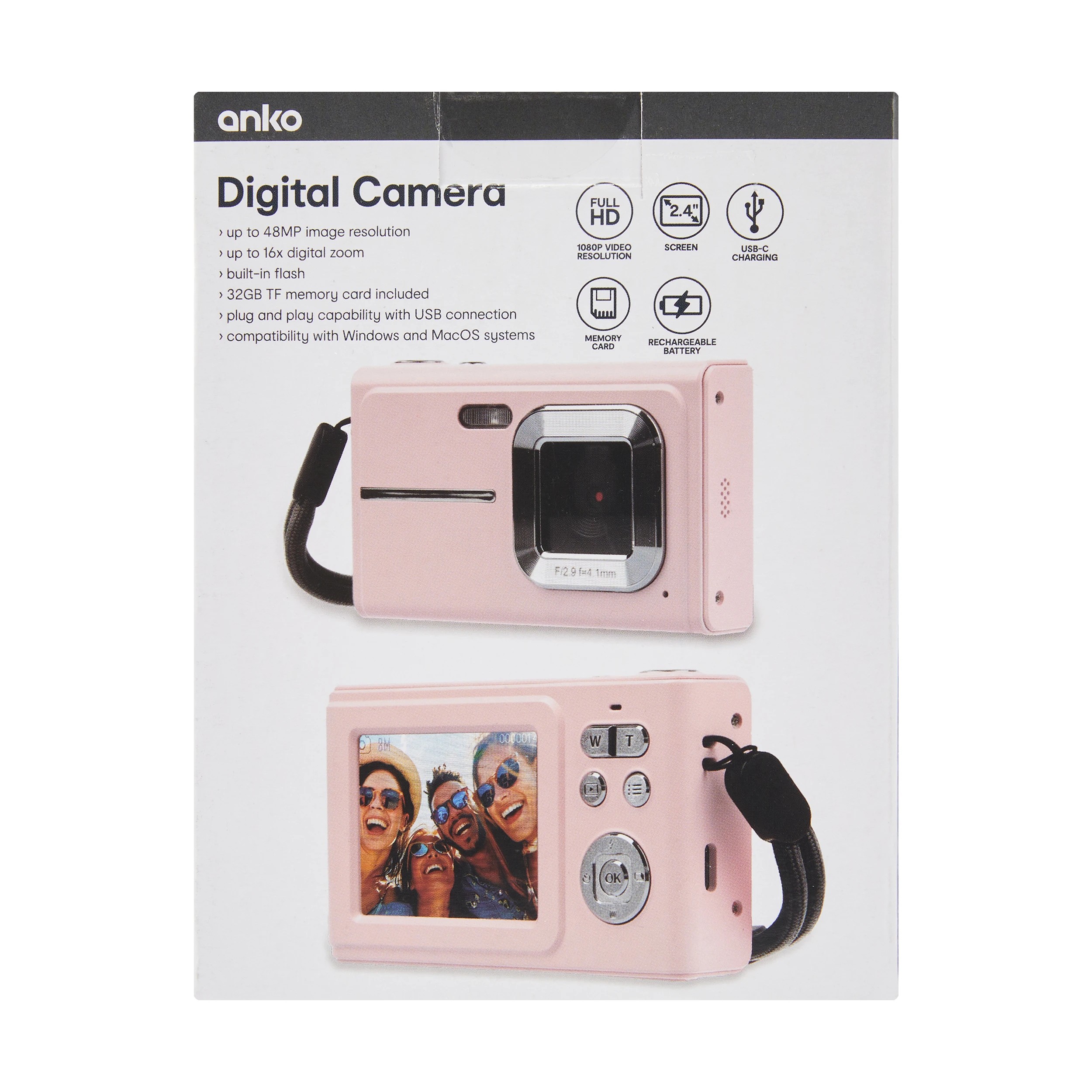 9 Digital Camera - Blush Pink, 9 of 9