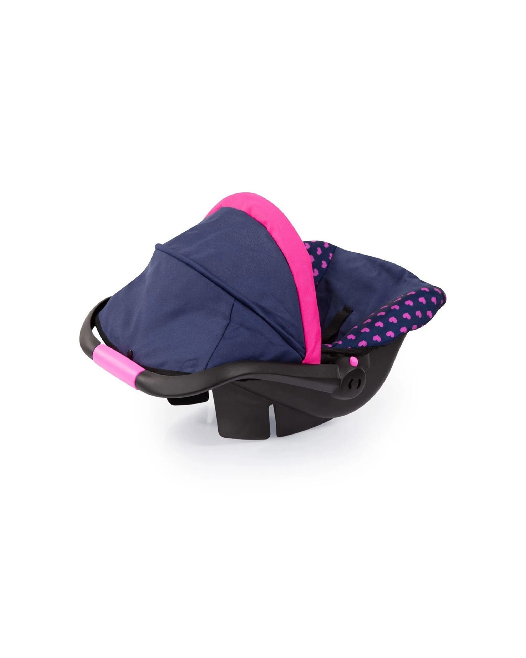 4 Bayer Car Capsule Carrier Toy For 33-48cm Dolls Hearts Unicorn Navy Pink Colour Scheme - Doll Accessory
 - Blue, 4 of 4