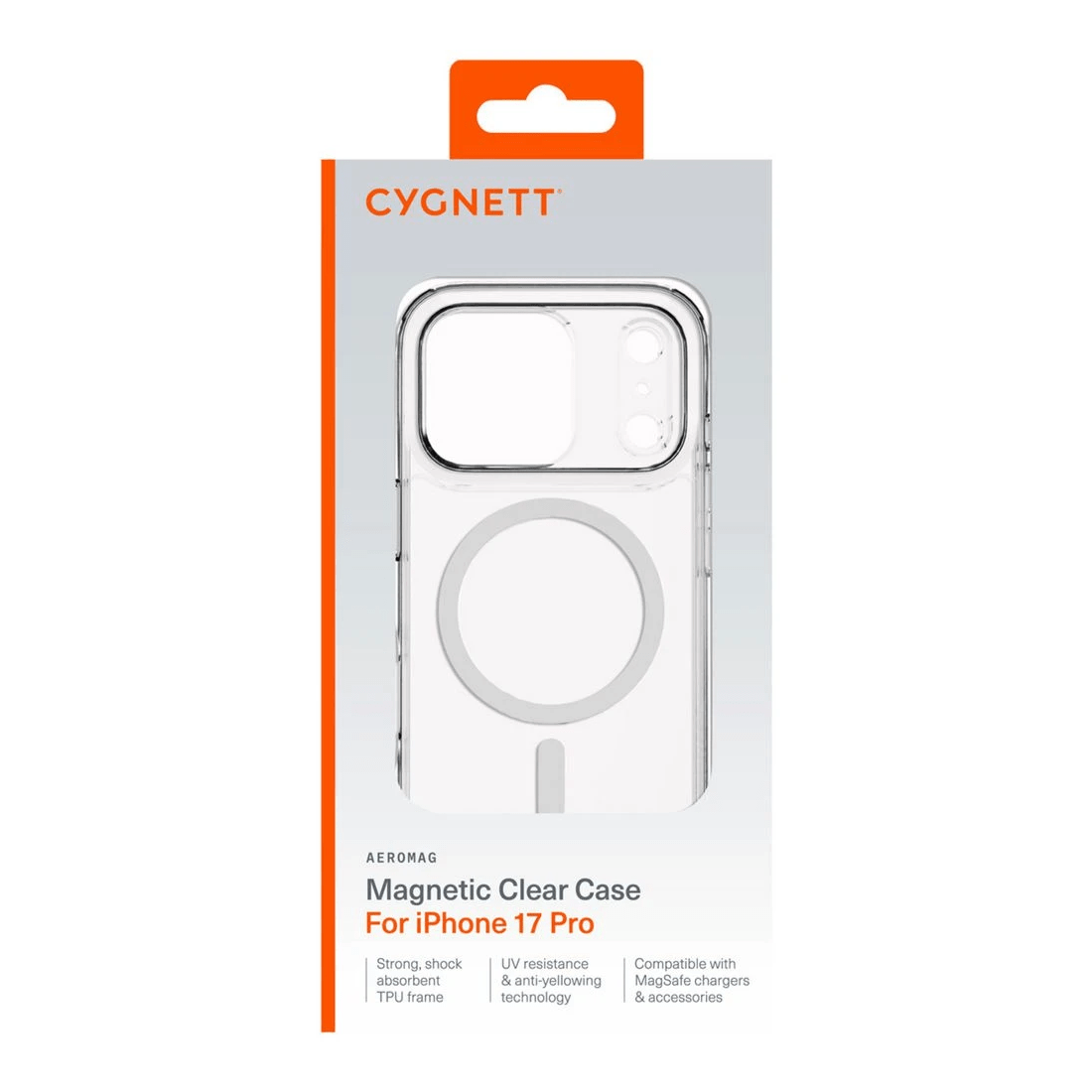 1 Cygnett AeroMag Case iPhone 17 Pro Clear, 1 of 4